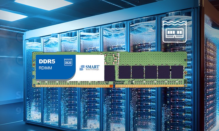 SMART Modular Technologies führt DDR5-RDIMMs mit Schutzbeschichtung für in Flüssigkeit getauchte (Immersionskühlung) Server ein