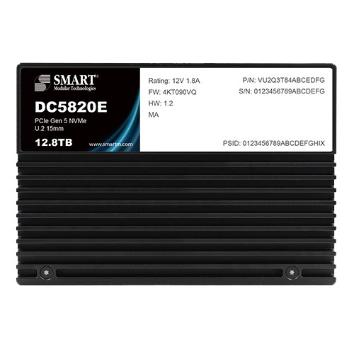 SMART_Modular_DC5820E_PCIe_NVMe_U.2_Data_Center_SSD